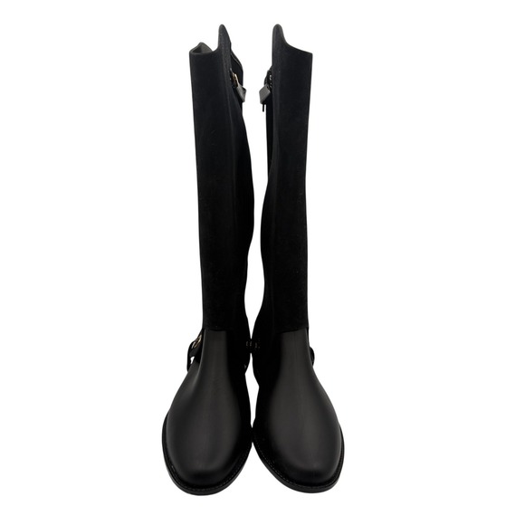 Melissa Shoes - Melissa Riding Boots Womens 10 Black Excellent Detachable 2-in-1 Rain Boots